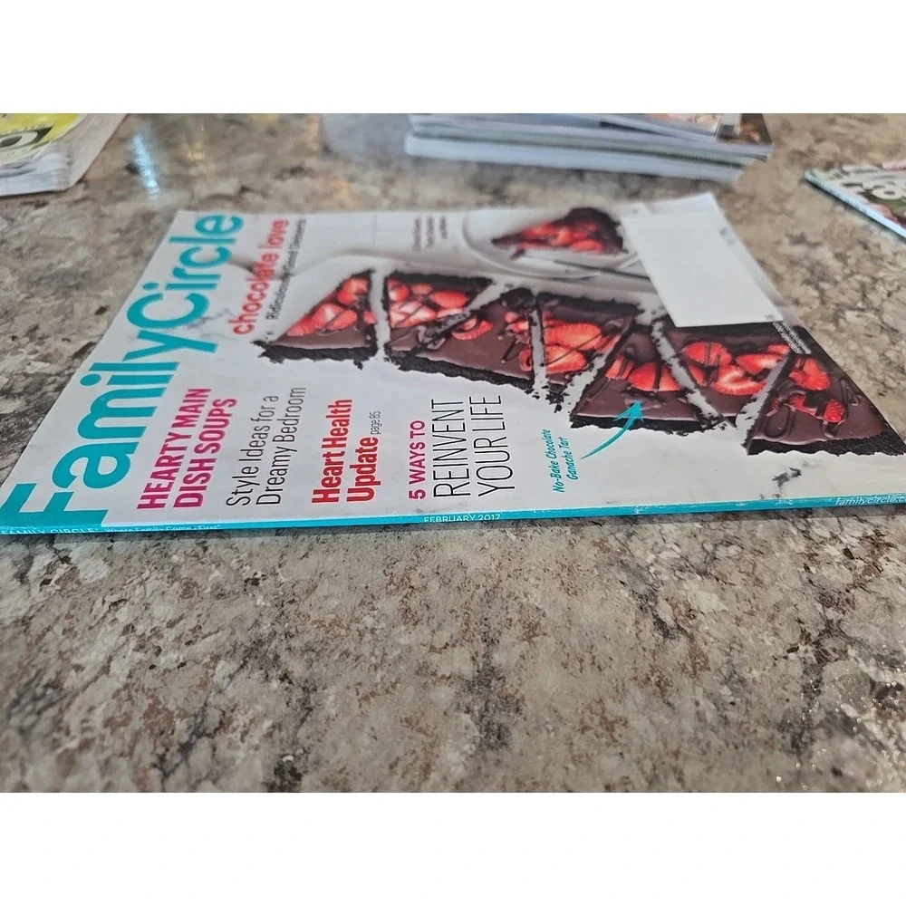 Family Circle‎ Magazine February 2017 Chocolate Love